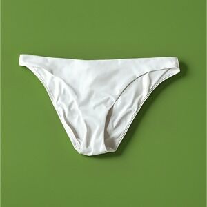 NEW Lise Charmel Envolee Floral Low Rise Swim Bikini Bottoms White US Large